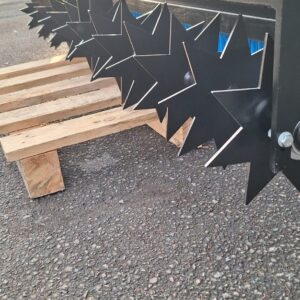 Tractor Double Frame with 6ft Spiker and Brush