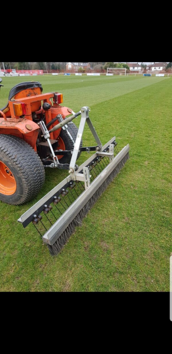 Double frame rakes & brush 1.8mtr Tractor mounted 1.8mtr wide - Image 2
