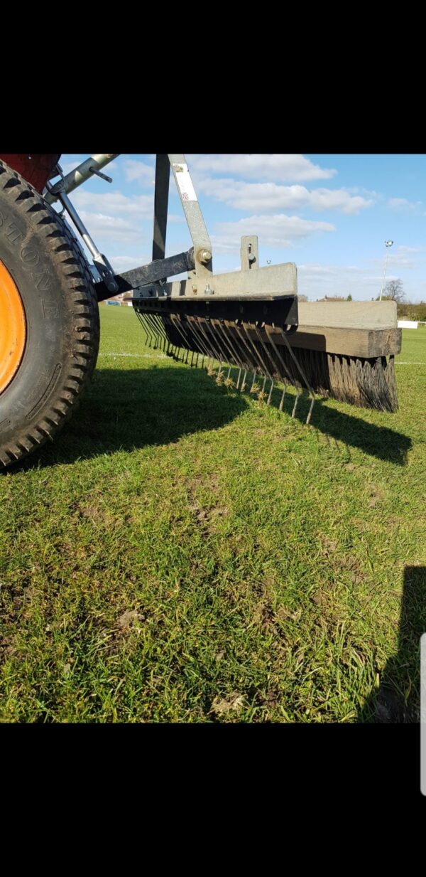 Double frame rakes & brush 1.8mtr Tractor mounted 1.8mtr wide - Image 5