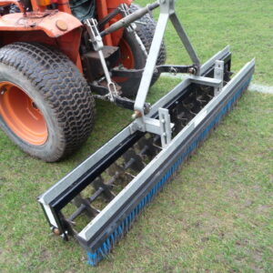 Tractor Double Frame with 6ft Spiker and Brush