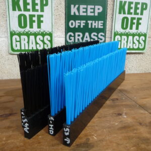 Brush strips 500mm long with pvc backing